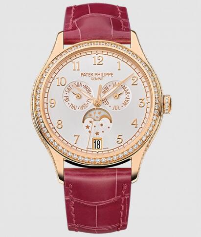 Replica Watch Patek Philippe Annual Calendar 4947 Rose Gold Silver 4947R-001